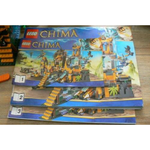 Te koop: Lego Chima Lion Chi Temple 70010 met boekjes