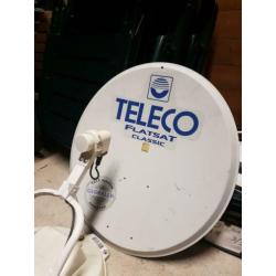 Complete schotelset/schotelantenne dak camper 2008