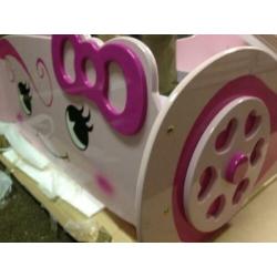 Meisjes Autobed | Roze | Pretty | Love | Carbed | Nieuw