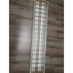Dubbele TL bak met lampen