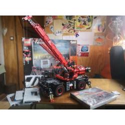 Lego technic 42082 roughterrain crane, netjes en werkend