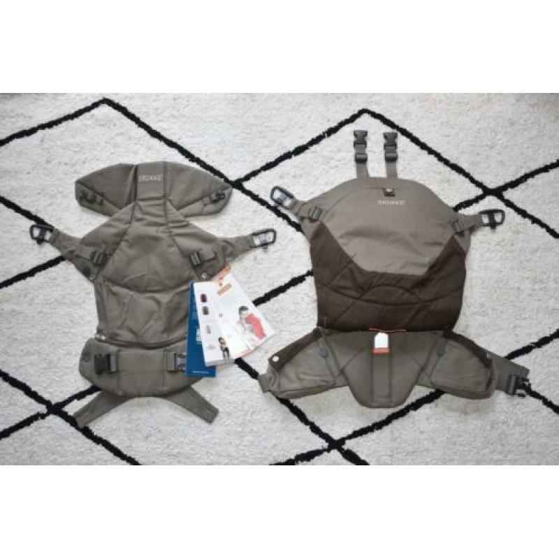 Stokke MyCarrier, kleur beige/brown,3 in 1 zgan
