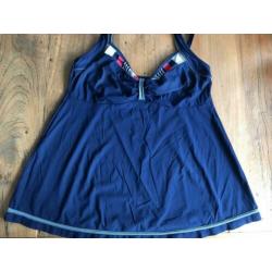 Dames tankini donkerblauw A-lijn model Sunflair Mt 44/ D cup