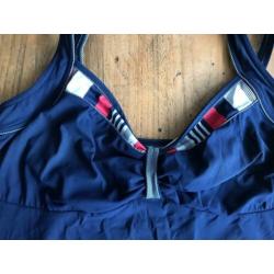 Dames tankini donkerblauw A-lijn model Sunflair Mt 44/ D cup