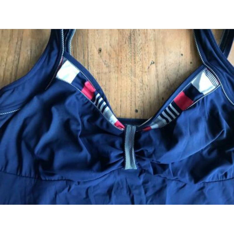 Dames tankini donkerblauw A-lijn model Sunflair Mt 44/ D cup