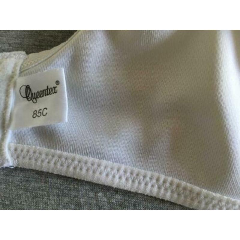 Queentex, Witte sport BH, maat 85C,