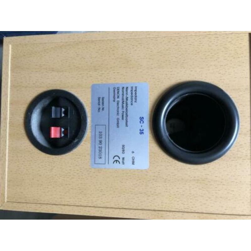 Denon boekenplank speakers 2x