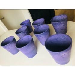 10 bloempotjes (nog nieuw)!