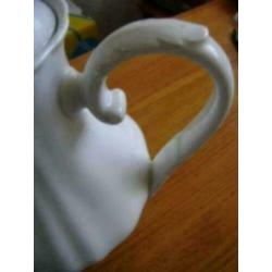 K+A krautheim selb bavaria koffiepot wit hoogte 25 cm