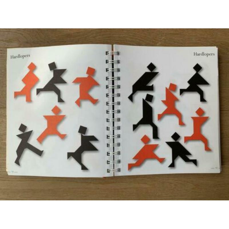 Boek Tangram, puzzel met stenen