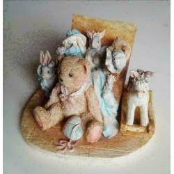 Berenbeeld van Cherised Teddy, genaamd Christopher