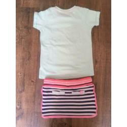 2 setjes zomerkleding in maat 86