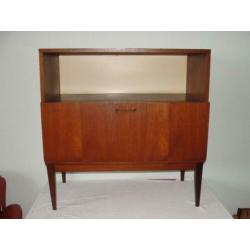 Vintage teak houten kast van Wensing Holland, tv kast, tv me