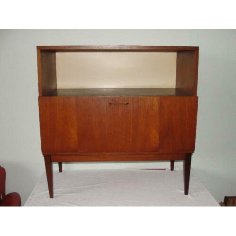 Vintage teak houten kast van Wensing Holland, tv kast, tv me