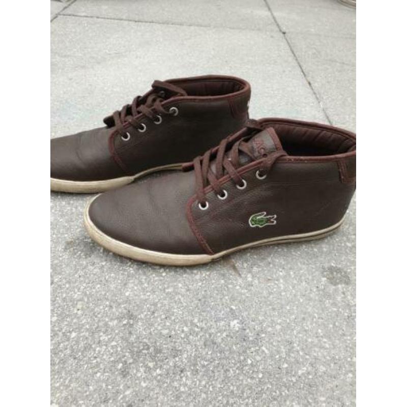 Lacoste schoenen leder maat 40.5