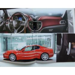 Maserati Ghibli Gransport Coupe brochure folder autofolder