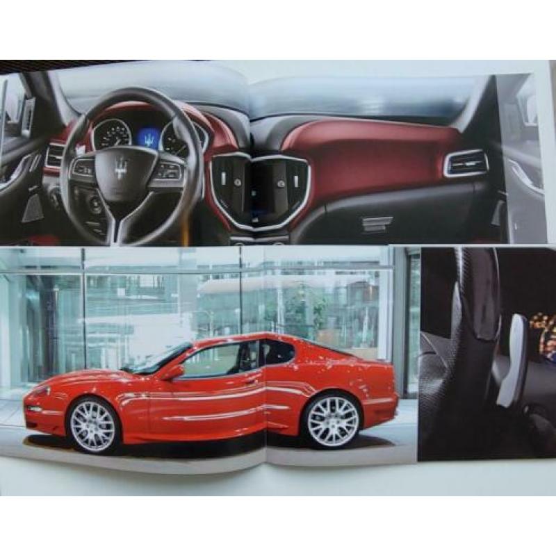 Maserati Ghibli Gransport Coupe brochure folder autofolder