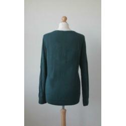 Esprit - als nieuw vest emerald groen / xl valt als maat L