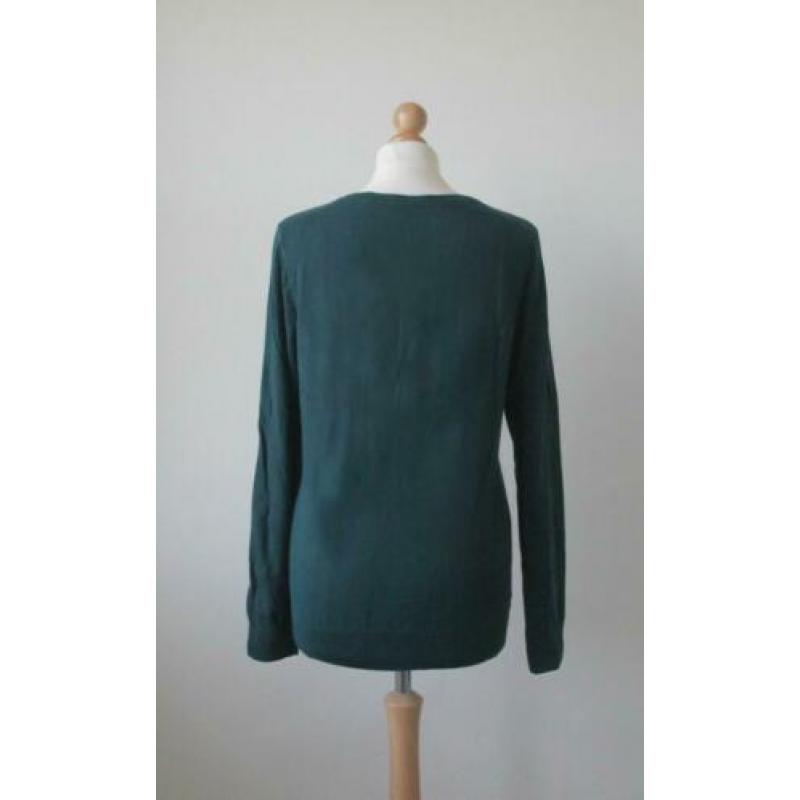Esprit - als nieuw vest emerald groen / xl valt als maat L