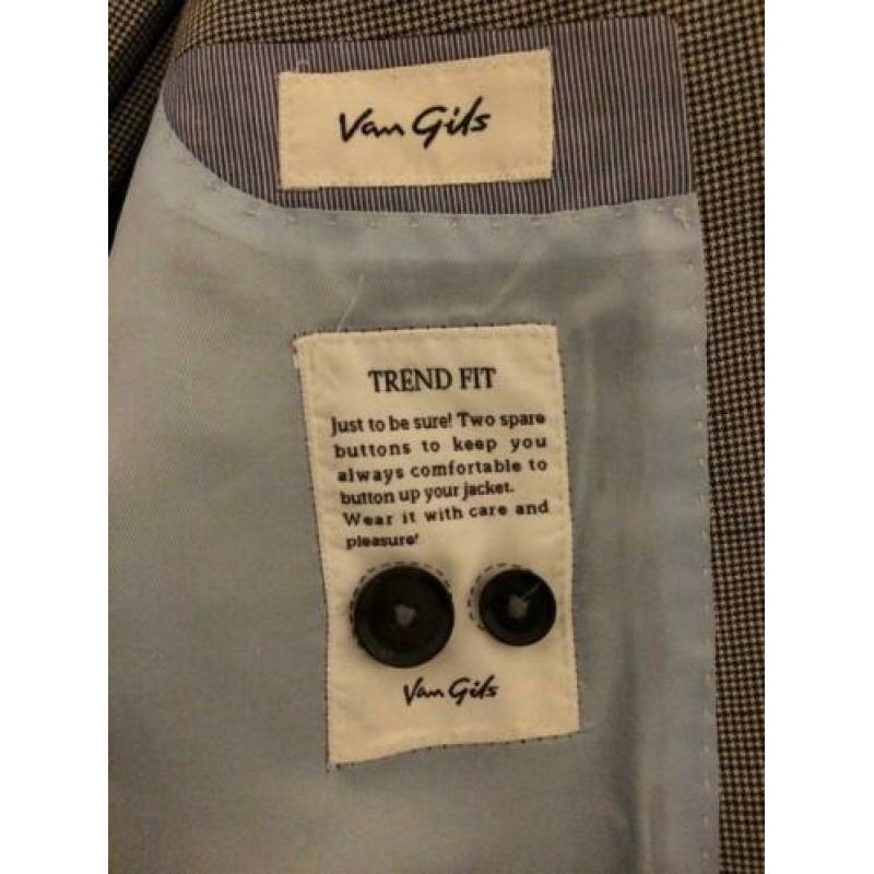 Prachtig Van Gils kostuum - maat 50 - 100% wol - luxe stof