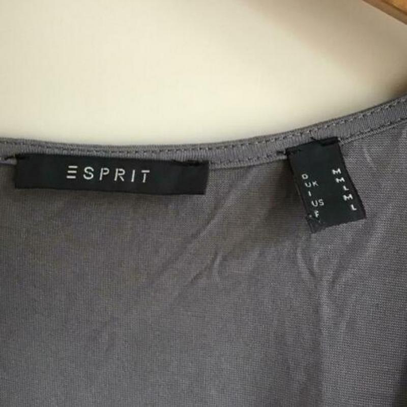Top - hemd - singlet - Esprit - grijs topje - maat M - NIEUW