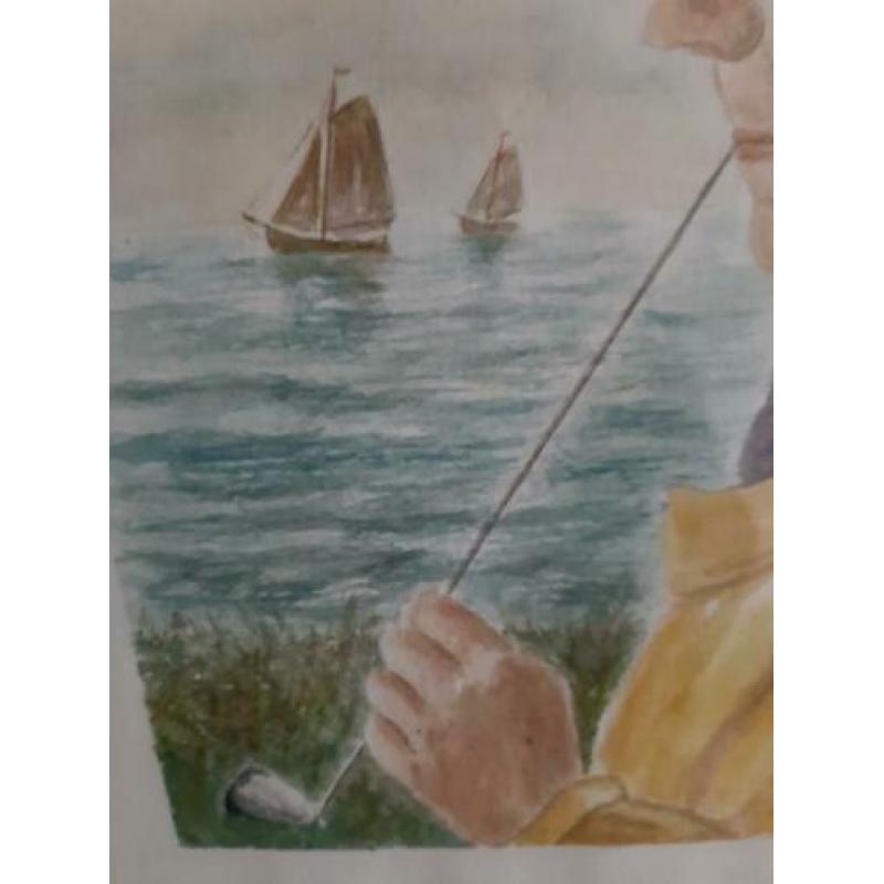 Een mooi getekend schilderij