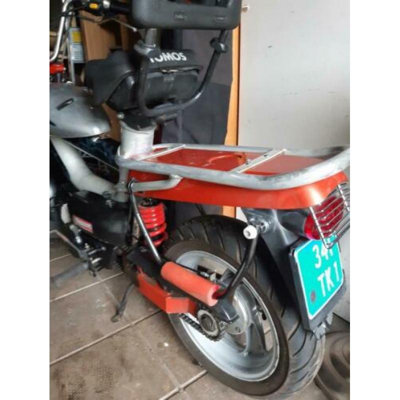 Te koop deze tomos youngster met kenteken.