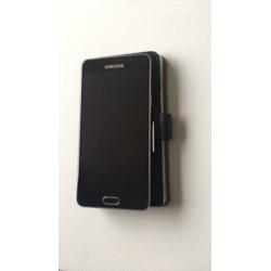 Samsung A5 met leder hoesje