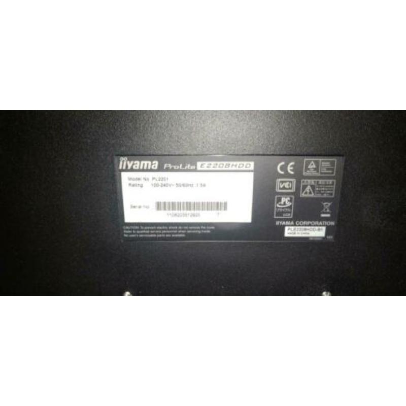 Iiyama ProLite E2208HDD Zwart