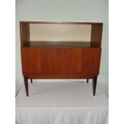 Vintage teak houten kast van Wensing Holland, tv kast, tv me