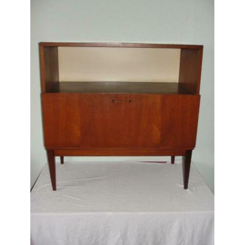 Vintage teak houten kast van Wensing Holland, tv kast, tv me
