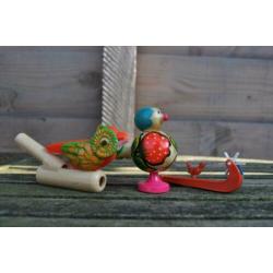 Vintage Fluitjes Vogel