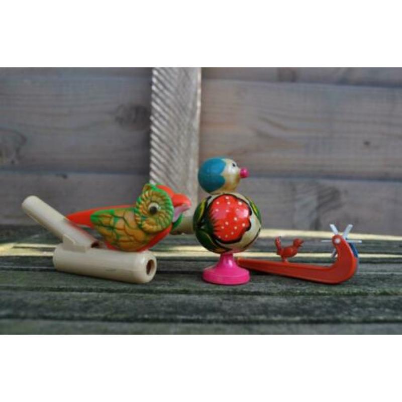 Vintage Fluitjes Vogel