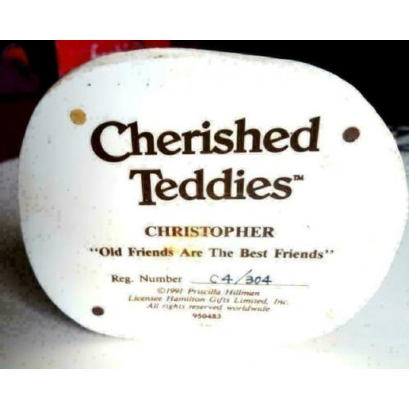 Berenbeeld van Cherised Teddy, genaamd Christopher