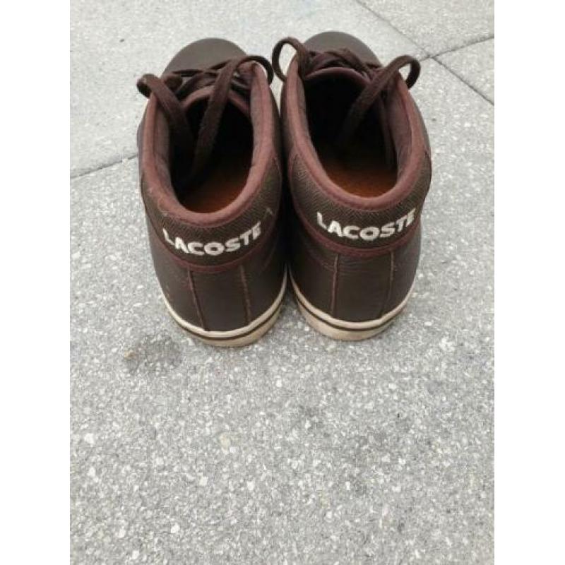 Lacoste schoenen leder maat 40.5