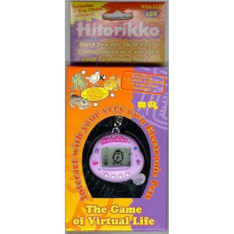 Hitorikko chicken tamagotchi lila 1997 **ZELDZAAM** Nieuw!