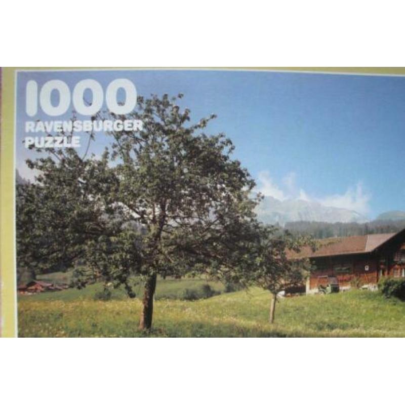 RAVENSBURGER OTTO MAIER PUZZLE 1.000 stukjes voor 2.95euro