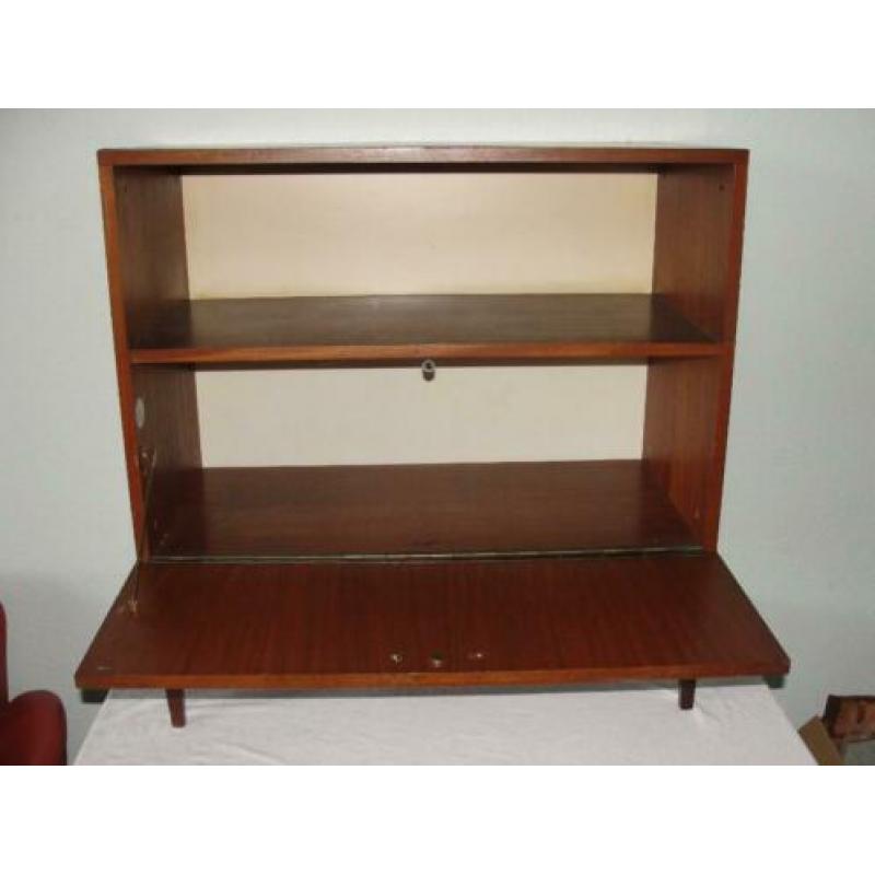 Vintage teak houten kast van Wensing Holland, tv kast, tv me