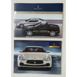 Maserati Ghibli Gransport Coupe brochure folder autofolder
