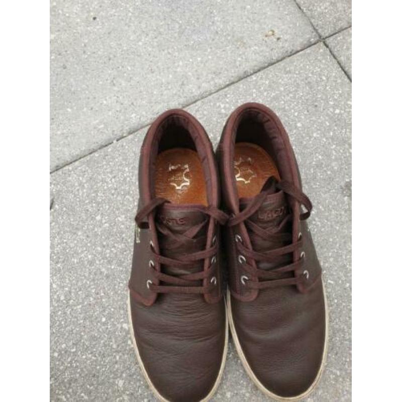 Lacoste schoenen leder maat 40.5