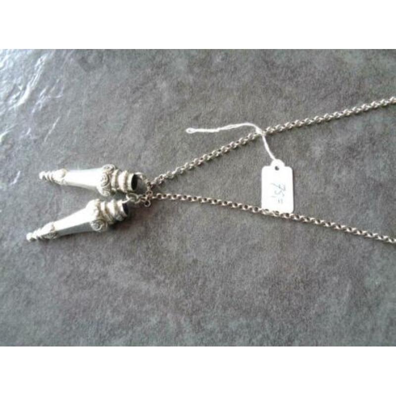 Jasseron ketting met breidoppen