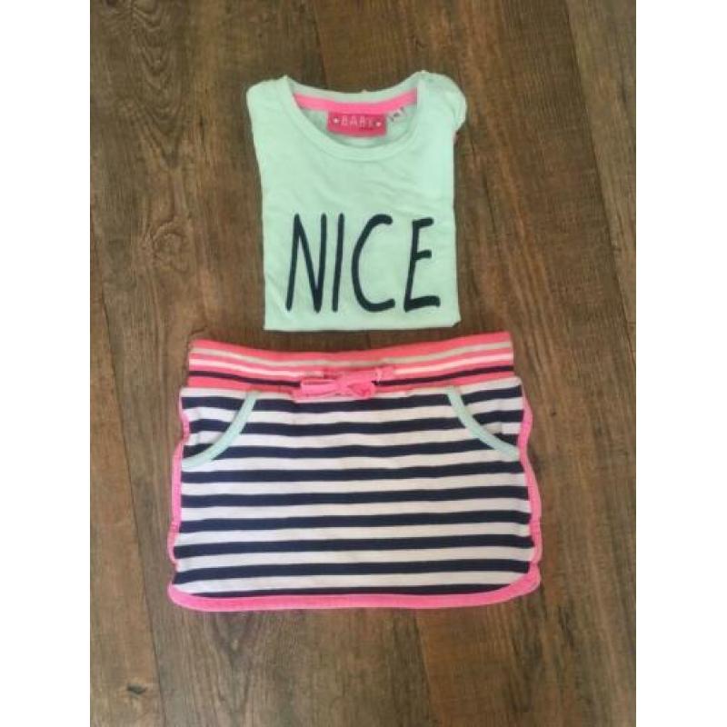 2 setjes zomerkleding in maat 86