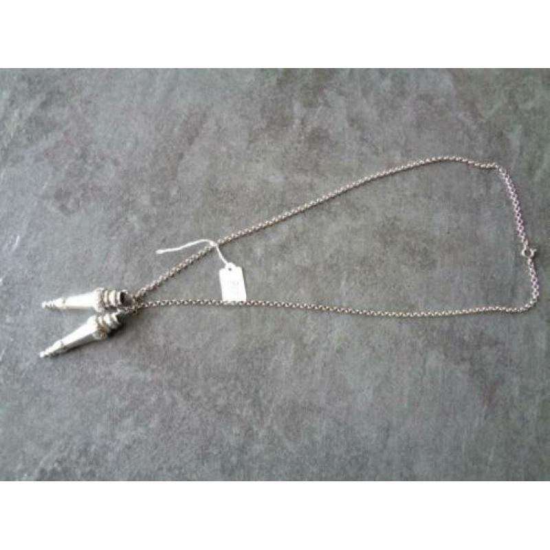 Jasseron ketting met breidoppen