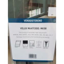 Dakraam rolgordijn verduisterend wit velux