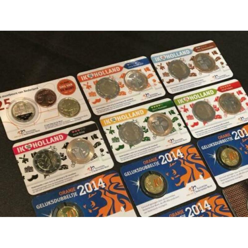 SET 7 Verzameling coincards Holland Coincards en meer