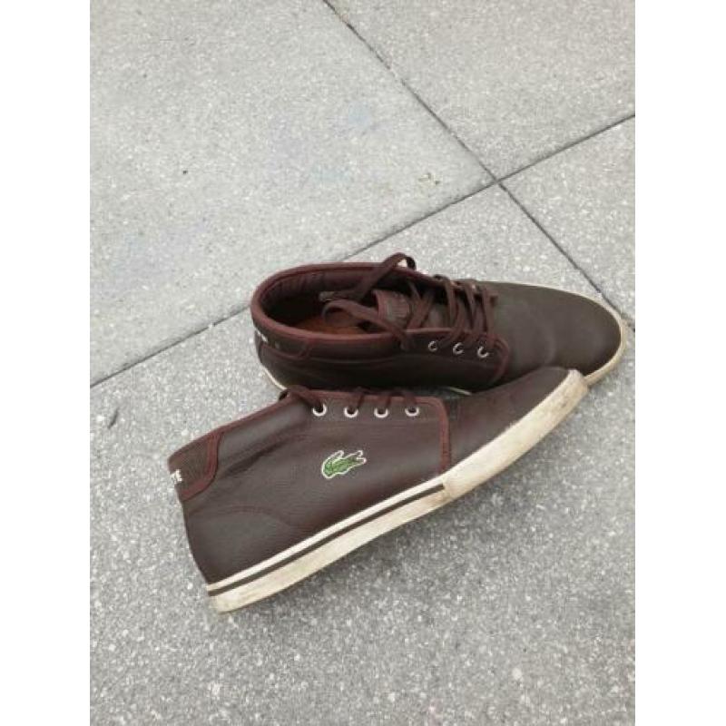 Lacoste schoenen leder maat 40.5