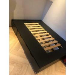 Ikea nordli bed met matras 200x180 & 6 lades