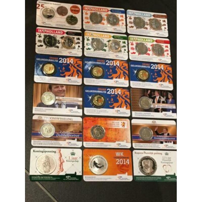 SET 7 Verzameling coincards Holland Coincards en meer