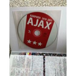 Boekwerk met cd ajax kampioen 2010.2011