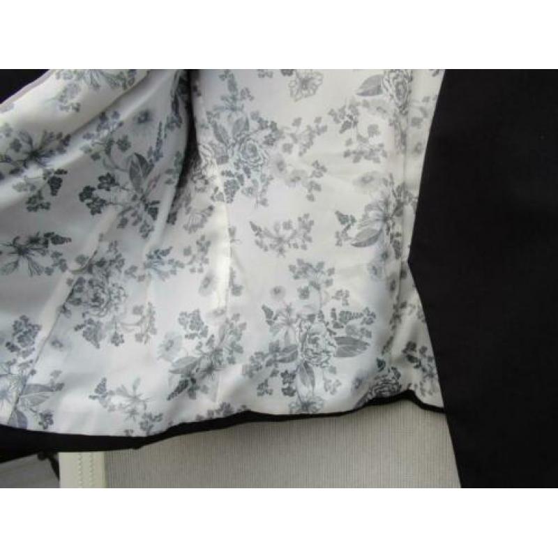 Jasje H&M mt 42 kort jasje zwart 3/4 mouwen